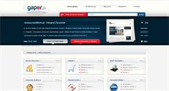 Desktop Screenshot of gaper.pl